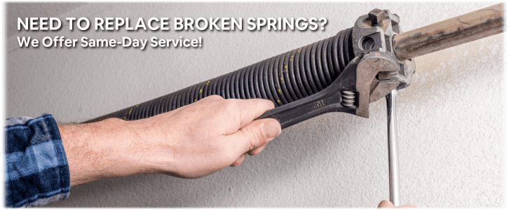 Broken Garage Door Spring Benicia CA